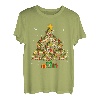 Merry Fishmas Christmas Tree This is My Christmas Pyjama T-Shirt