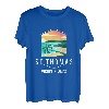 US Jungferninseln Strand Sonnenuntergang Palme St Thomas Urlaub T-Shirt
