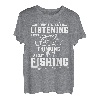 Lustiges Angeln für Männer und Frauen, Forellen, Barsch, Angler, Urlaub T-Shirt