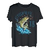 18 Jahre alt Angeln Geburtstag 18. Barsch Fisch Männer Frauen B-Day T-Shirt