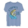 18 Jahre alt Angeln Geburtstag 18. Barsch Fisch Männer Frauen B-Day T-Shirt
