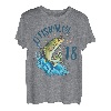 18 Jahre alt Angeln Geburtstag 18. Barsch Fisch Männer Frauen B-Day T-Shirt