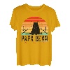 Herren papa bär papa bär angeln T-Shirt