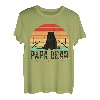 Herren papa bär papa bär angeln T-Shirt