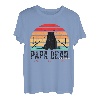 Herren papa bär papa bär angeln T-Shirt