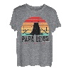 Herren papa bär papa bär angeln T-Shirt