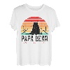 Herren papa bär papa bär angeln T-Shirt