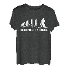 Herren Wels Mann Evolution of Noodling Waller angeln T-Shirt