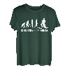 Herren Wels Mann Evolution of Noodling Waller angeln T-Shirt
