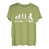 Herren Wels Mann Evolution of Noodling Waller angeln T-Shirt