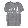 Herren Wels Mann Evolution of Noodling Waller angeln T-Shirt