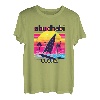 Abu Dhabi Retro 80er Jahre Stil Souvenir Strand T-Shirt