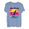 Abu Dhabi Retro 80er Jahre Stil Souvenir Strand T-Shirt