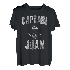 Herren Lustiges personalisiertes Bootsshirt mit Vorname Captain Juan T-Shirt