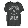 Herren Lustiges personalisiertes Bootsshirt mit Vorname Captain Juan T-Shirt