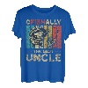 Vatertag Lustiges Angeln Ofishally Der beste Onkel T-Shirt