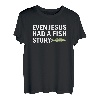 Sogar Jesus hatte eine Fischgeschichte Bachforelle Lustiges Angeln T-Shirt