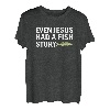 Sogar Jesus hatte eine Fischgeschichte Bachforelle Lustiges Angeln T-Shirt