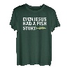 Sogar Jesus hatte eine Fischgeschichte Bachforelle Lustiges Angeln T-Shirt