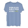Sogar Jesus hatte eine Fischgeschichte Bachforelle Lustiges Angeln T-Shirt