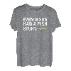 Sogar Jesus hatte eine Fischgeschichte Bachforelle Lustiges Angeln T-Shirt