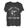 Lustiges Barsch-Angel-Outfit für Damen, Love Me Fish Fear Me T-Shirt