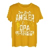 Herren Bester Opa Angeln Angler Anglerfan Fischer Angelopa T-Shirt