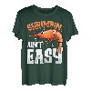 Shrimpin Aint Easy Lustiges Jiu Jitsu zum Garnelenfischen T-Shirt