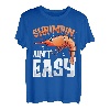 Shrimpin Aint Easy Lustiges Jiu Jitsu zum Garnelenfischen T-Shirt