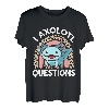 Kinder Ich stelle Axolotl-Fragen Leopard Rainbow Cute Axolotl Youth T-Shirt