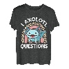 Kinder Ich stelle Axolotl-Fragen Leopard Rainbow Cute Axolotl Youth T-Shirt