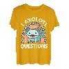 Kinder Ich stelle Axolotl-Fragen Leopard Rainbow Cute Axolotl Youth T-Shirt