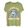 Kinder Ich stelle Axolotl-Fragen Leopard Rainbow Cute Axolotl Youth T-Shirt