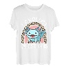 Kinder Ich stelle Axolotl-Fragen Leopard Rainbow Cute Axolotl Youth T-Shirt