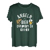 Herren Angeln und Bier darum bin ich hier Fischen T-Shirt