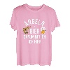 Herren Angeln und Bier darum bin ich hier Fischen T-Shirt