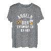 Herren Angeln und Bier darum bin ich hier Fischen T-Shirt