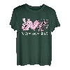 Peace Love Fishing Herz Batikfärbung T-Shirt