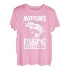 Angeln, Angler, Freundin, Fischer, Fisch T-Shirt