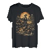 Barsch Angeln Fisch Vintage Retro Grafik Tees für Männer Frauen T-Shirt