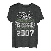 Vintage Angellegende seit 2007 16 Jahren Angeln Geburtstag T-Shirt