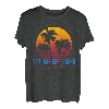 Vintage-Stil San Juan Capistrano California Palm Sunset CA Retro T-Shirt