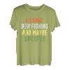 Bogen-Angel-Design / I Like Bow Fishing And Maybe 3 Personen T-Shirt