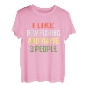 Bogen-Angel-Design / I Like Bow Fishing And Maybe 3 Personen T-Shirt