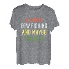 Bogen-Angel-Design / I Like Bow Fishing And Maybe 3 Personen T-Shirt