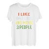 Bogen-Angel-Design / I Like Bow Fishing And Maybe 3 Personen T-Shirt