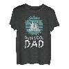 Vater Angler Kinder Vatertag Sohn Töchter Papa Angeln T-Shirt