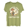 I'm Nicer When I Get to Fish Lustiger Angel-Humor T-Shirt