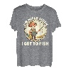 I'm Nicer When I Get to Fish Lustiger Angel-Humor T-Shirt
