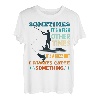 Manchmal ist es ein Fisch, andere Male ist es ein Buzz lustiges Angeln T-Shirt